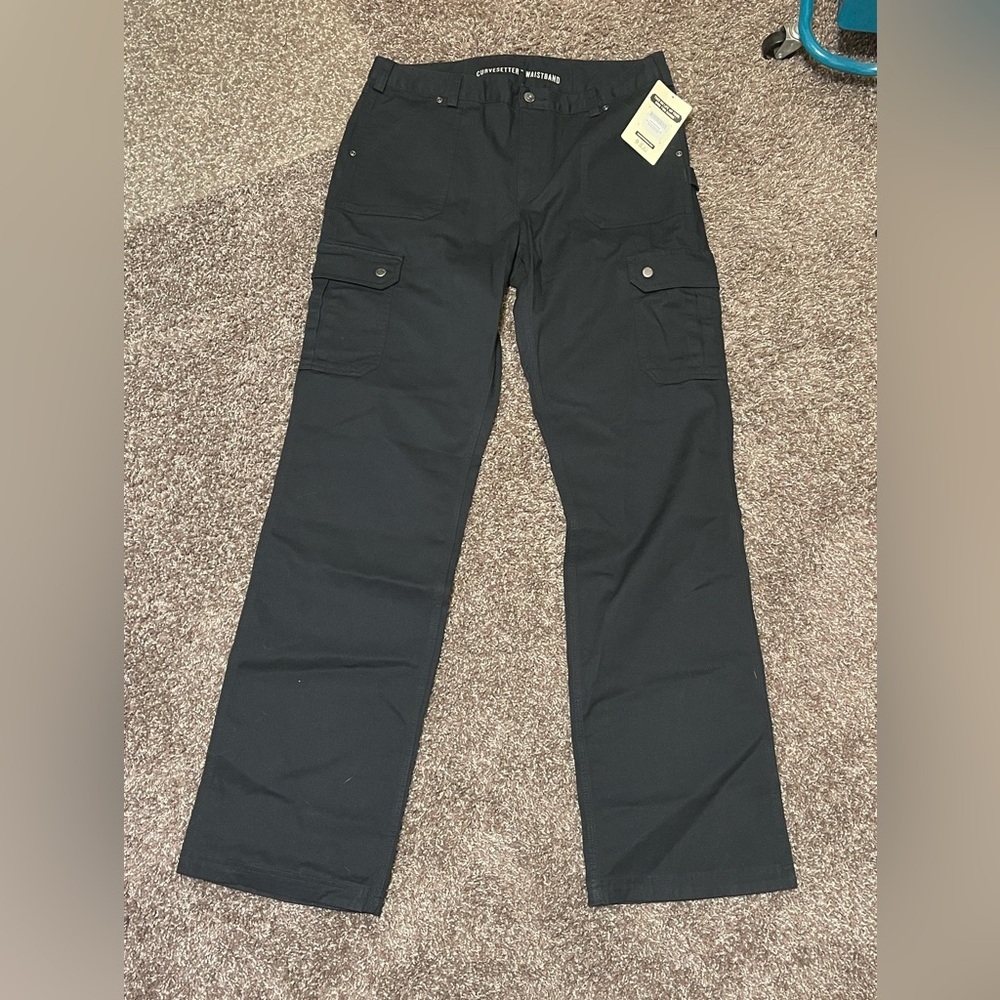 Duluth Flex Fire Hose black cargo pants women’s size 12 NWT